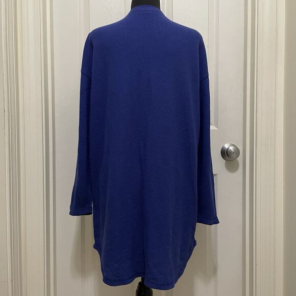 Vintage Victoria's Secret Thermal Waffle Knit Nightie Night Gown Shirt Large 90s - Picture 4 of 9